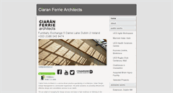 Desktop Screenshot of cfarchitects.ie